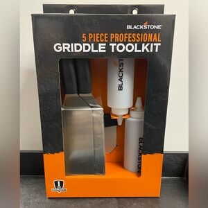 Blackstone 5-Piece Griddle Tool Kit | New In Box | Stainless Steel BBQ Set